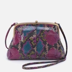 💖💖Hobo Vintage Hide Collection Lana Snake Print L Easily Convertible